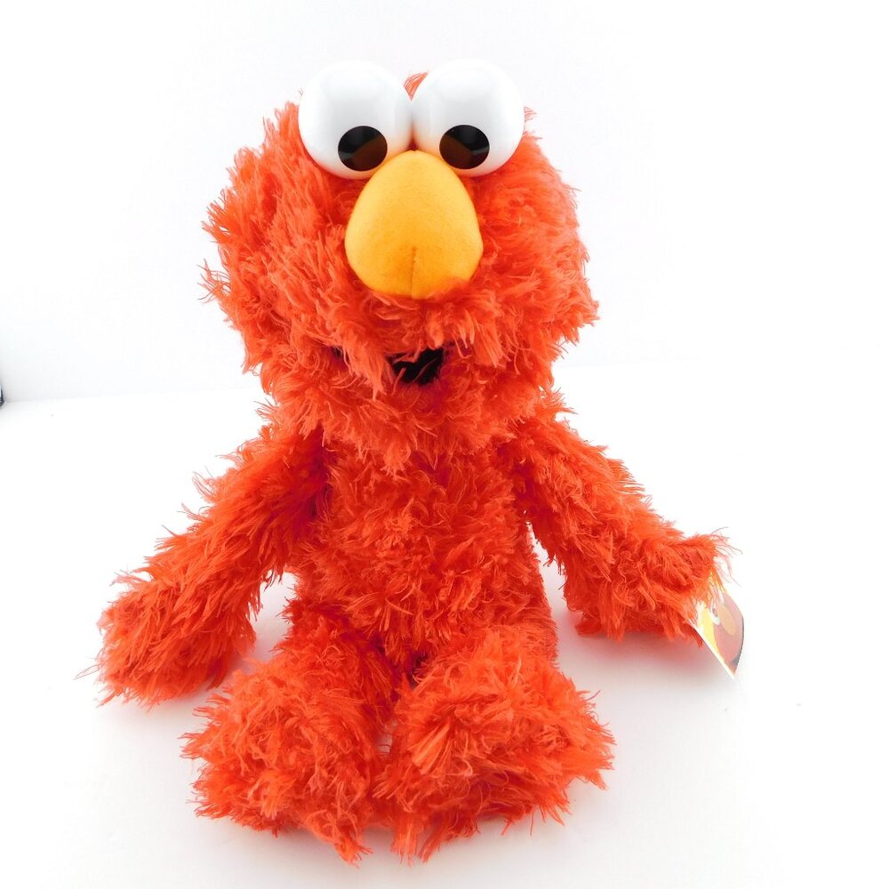 New Large ELMO Plush Red Sesame Street Place Character NWT 16"
